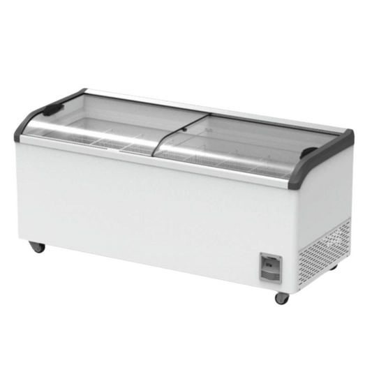 Thermaster Heavy Duty Supermarket Glass Sliding Lid Freezers 446L - SD-666K