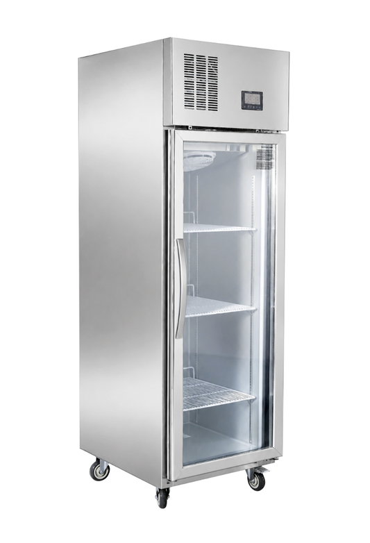 THERMASTER 500L Full-Width Single Glass Door Upright Display Fridge - SFWCG500