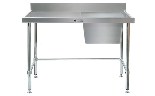 Simply Stainless Sink Bench with Splashback SS05.2100R LB