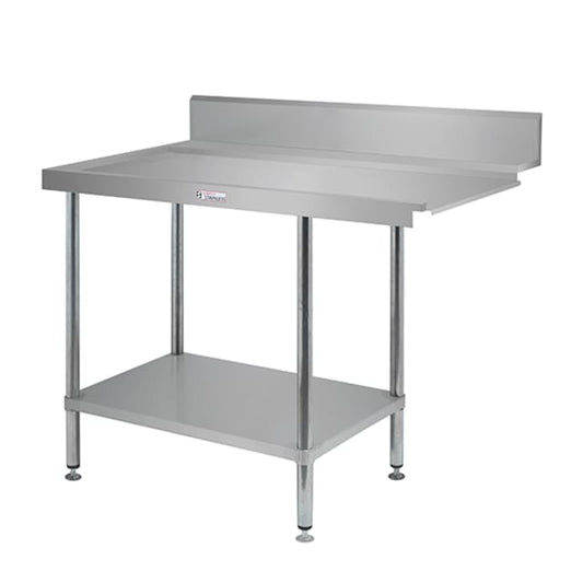 Simply Stainless 1200mm wide Dishwasher Outlet Bench SS07.1200L