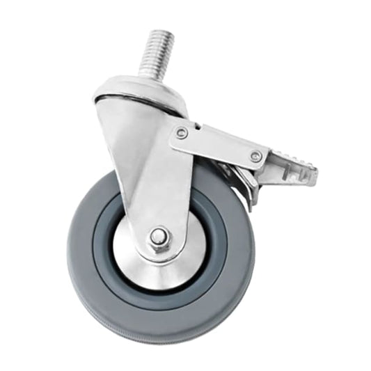 Simply Stainless Non-Locking Rubber Castors SSCAS