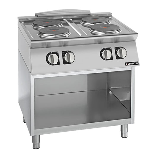 Giorik 700 Series 4 zone (round) Electric Boiling Top on Open Base CE74TGT