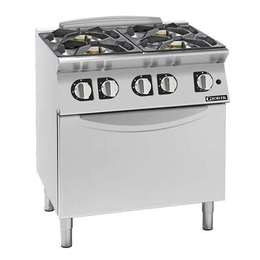 Giorik 700 Series 4 Burner Gas Range on Gas Oven CG740FT.P