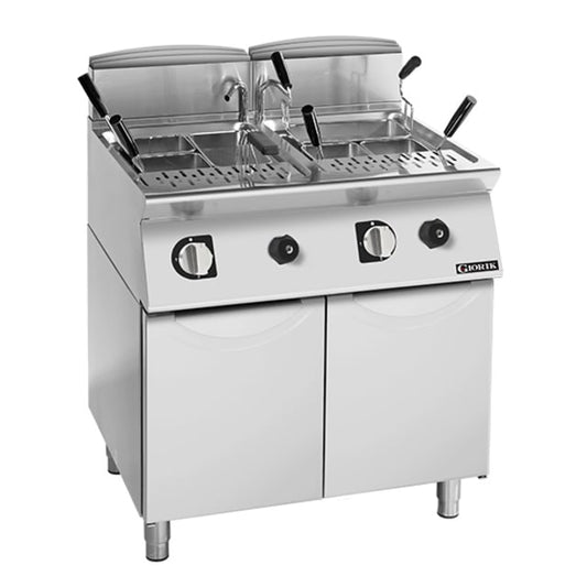 Giorik 900 Series 800mm wide 40L + 40L Freestanding Gas Pasta Cooker CPG946T.P