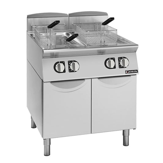 Giorik 900 Series 800mm Electric Double Pan 21L + 21L Fryer FE9221T
