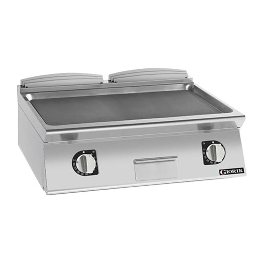 Giorik 700 Series 800mm wide Smooth Mild Steel Electric Frytop FLE741TFT