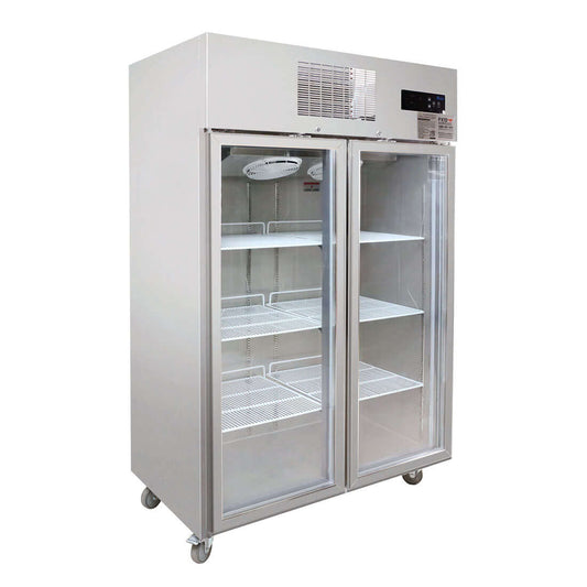 Thermaster Double Door Upright Display Fridge - SUCG1000