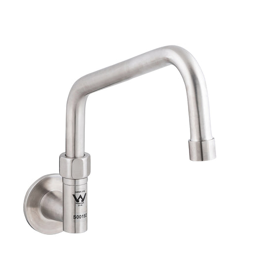 Stainless Steel Wall Elbow and 8" Spout T-3MWE08