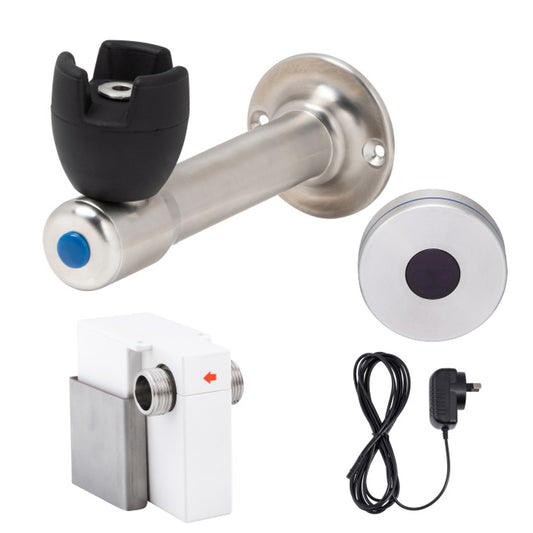 90 Degree Silicone Mouthguard Bubbler with Hob-Mount Sensor Mains Operated T-3MSS-BUB90SM