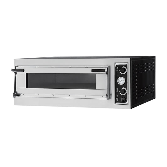 BakerMax Pizza Ovens Electric Single Deck 6 x 35cm - TP-2-1-SD