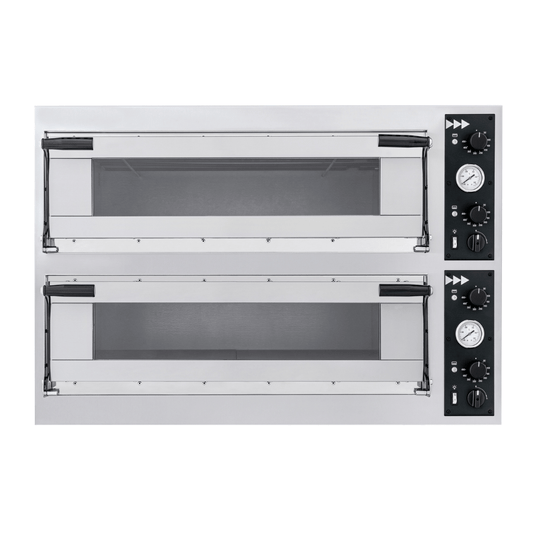 BakerMax Pizza Ovens Electric Single Deck 6 x 35cm - TP-2-1-SD