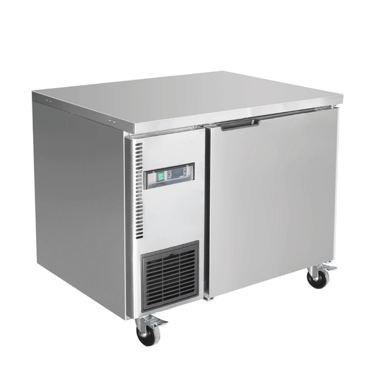 Thermaster Stainless Steel Single Door Workbench Fridge - TS900TN