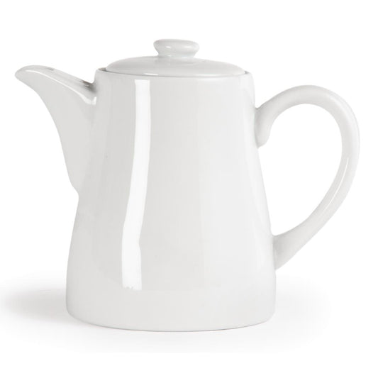 Olympia Whiteware Tea/Coffee Pot - 24oz (Box 4)