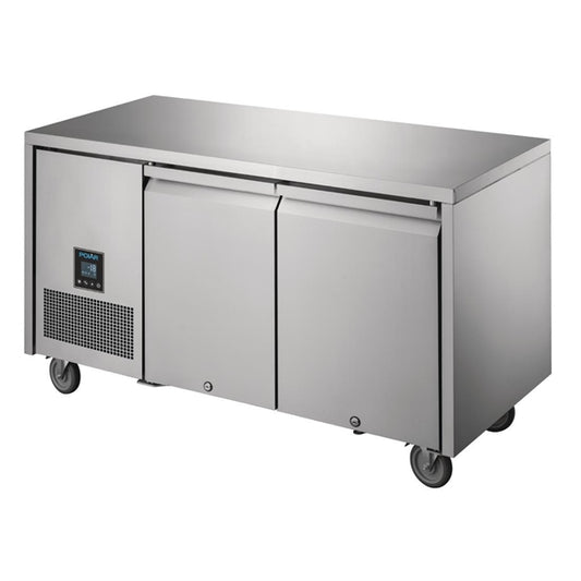 Polar U Series 2 Door Counter Freezer - 196Ltr