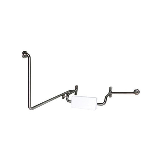 Back Rests with Integrated Grab Rail Right Hand (90 Degrees) WA-BRGR-90RH
