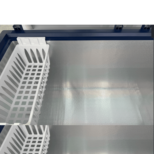 Thermaster 396L Chest Freezer with Flat Glass Sliding Lids - WD396G