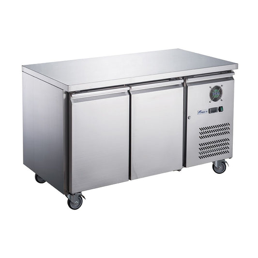 2NDs: FED-X S/S Two Door Bench Fridge - XUB6C13S2V-VIC908