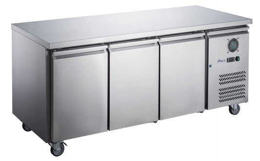 Ex-Showroom: FED-X S/S Three Door Bench Fridge - XUB7C18S3V-QLD119