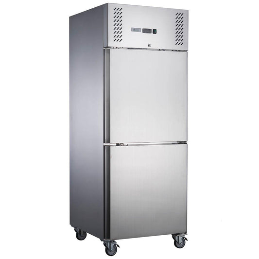 FED-X S/S Split Two-Door Upright Fridge - XURC650S1V