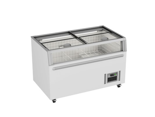 Thermaster Supermarket Island Freezer with Glass Sliding Lids - ZCD-L145G
