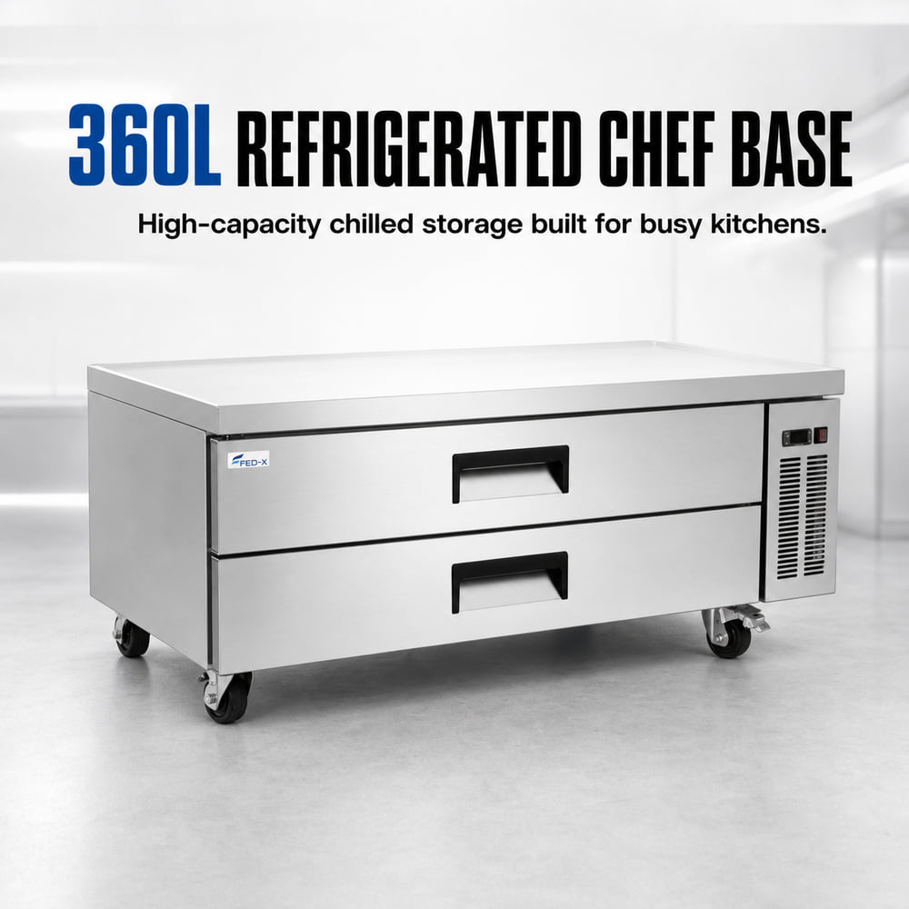 FED-X Chef Base Refrigerated Drawer Bench 360L - XCB-60
