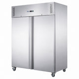 FED-X S/S Two Full Door Upright Freezer - XURF1200SFV