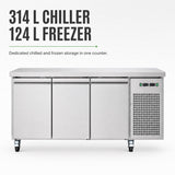 Thermaster Dual-Temperature GN Counter Refrigerator – GN3100DT
