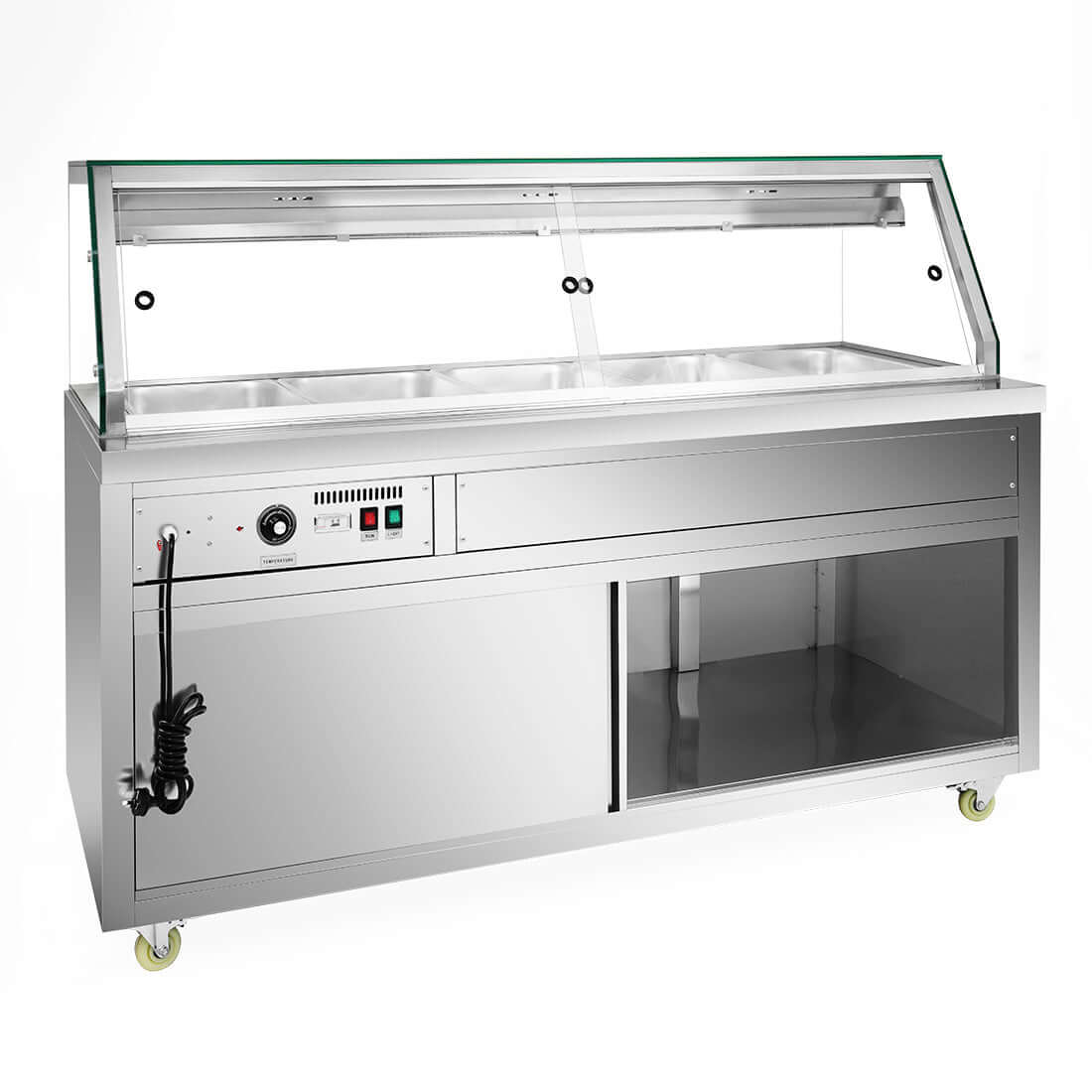 Thermaster Wet and Dry Bain Marie Display 5x1/1 GN Pans - PG180FE-XG