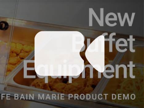 Thermaster Premium Wet and Dry Bain Marie Food Display 5x1/1 GN Pans - PG180FE-XB