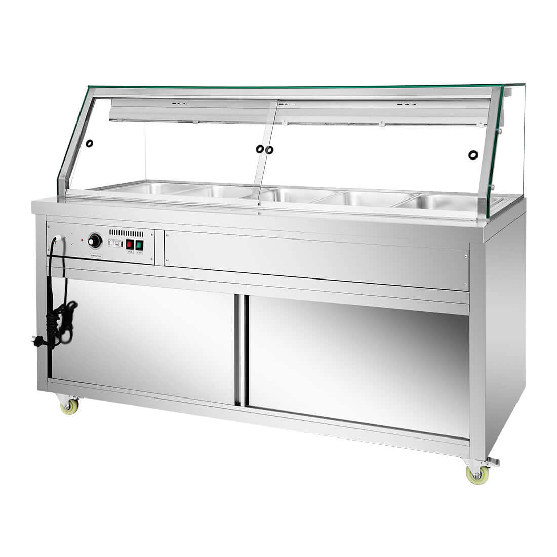 Thermaster Wet and Dry Bain Marie Display 5x1/1 GN Pans - PG180FE-XG