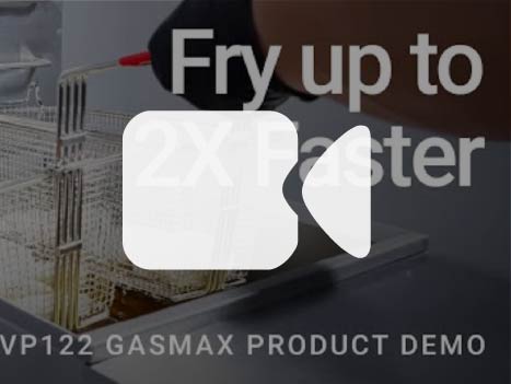 Frymax V Pan LPG Deep Fryer - VP122LPG