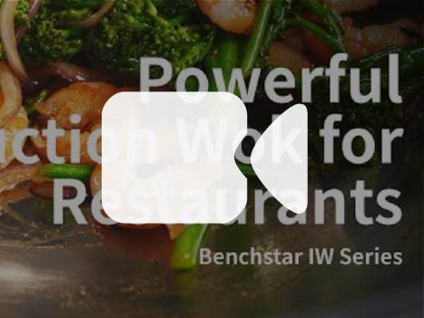 Benchstar Ceramic Induction Wok w/ Stainless Steel Body IW500