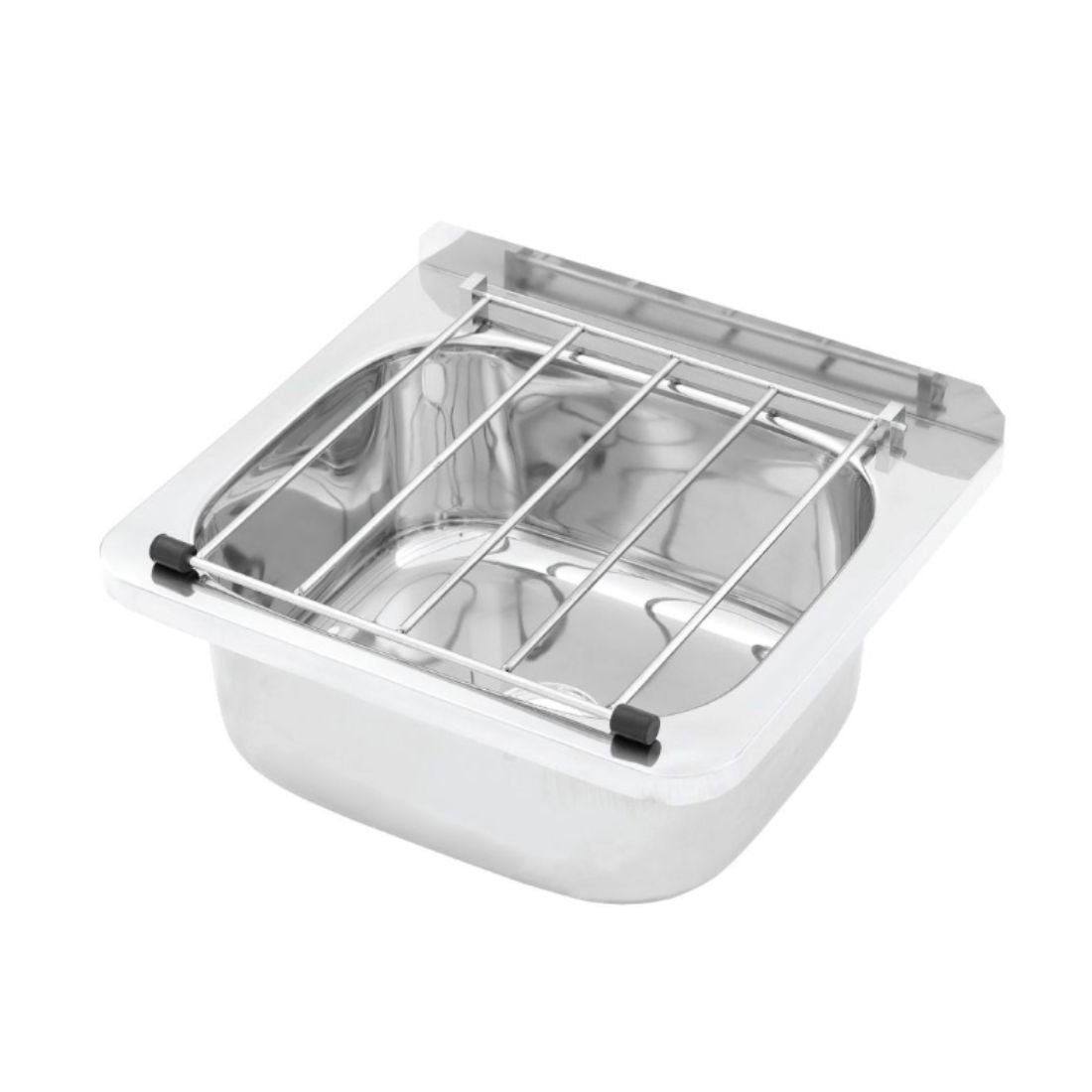 Cleaners Sink (hinged grate) With Wall Mount Brackets AB-CS-B