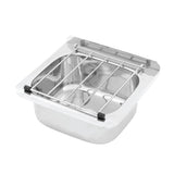 Cleaners Sink (hinged grate) With Wall Mount Brackets AB-CS-B