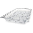 1021507 – StorPlus™ Polycarbonate Food Pan Drain Grate Full-Size – Clear