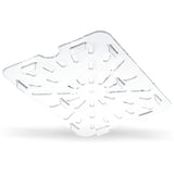1023507 – StorPlus™ Polycarbonate Food Pan Drain Grate 1/2 Size – Clear