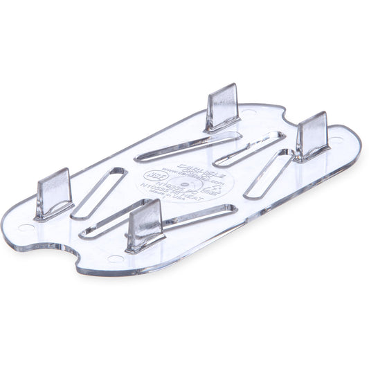 1033507 – StorPlus™ Polycarbonate Food Pan Drain Grate 1/9 Size – Clear