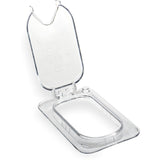 10339Z07 – StorPlus™ EZ Access Hinged Notched Universal Food Pan Lid 1/9 Size – Clear