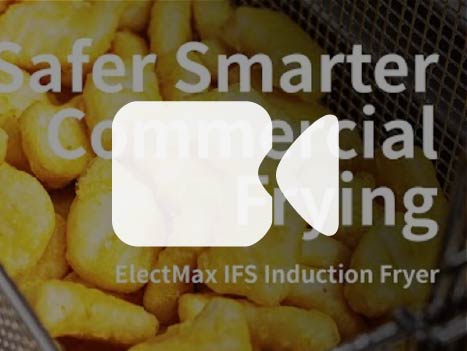 Electmax 700 Series Induction Single Fryer with Splashback - IFS7-30L