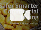 Electmax 700 Series Induction Single Fryer with Splashback - IFS7-30L