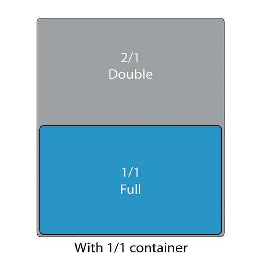 Vogue Clear Polycarbonate GN Lid - 1/1