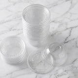 PakMax 117mm PET Deli Container Flat Lid - FL-117C-PET-LID