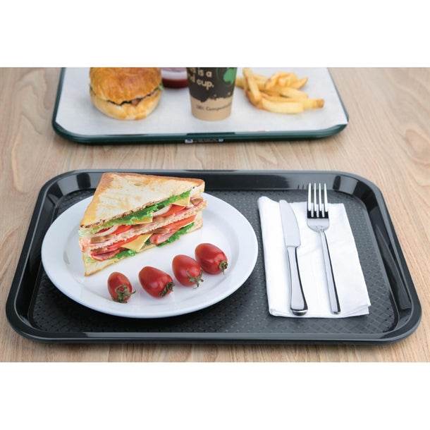 Olympia Kristallon Foodservice Tray Charcoal - 305x415mm