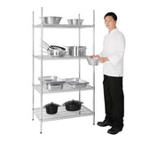 Vogue Flat Pack 4 Shelf Unit - 610 x 910mm