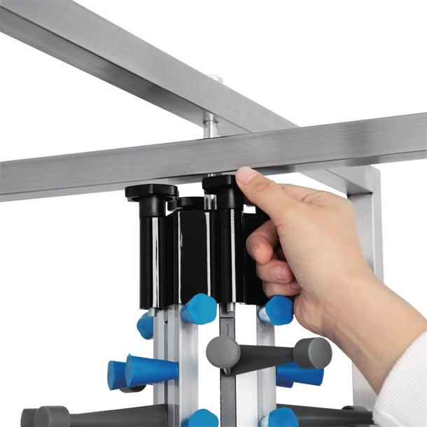 Vogue Mobile Plate Rack for 84 Plates