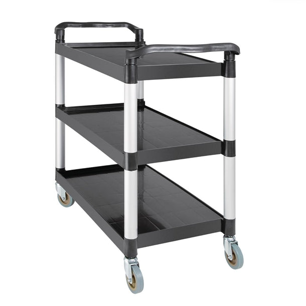 Vogue Mobile Trolley Polypropylene Large Black 200kg