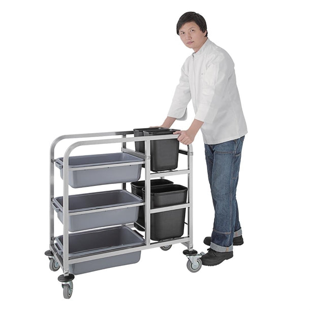 Vogue Bussing Trolley St/St - 900x820x440mm 35 1/2x32x17"