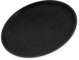 1400GL004 Carlisle GripLite Round Polypropylene Tray 370mm in Black with rubber liner to prevent slipping