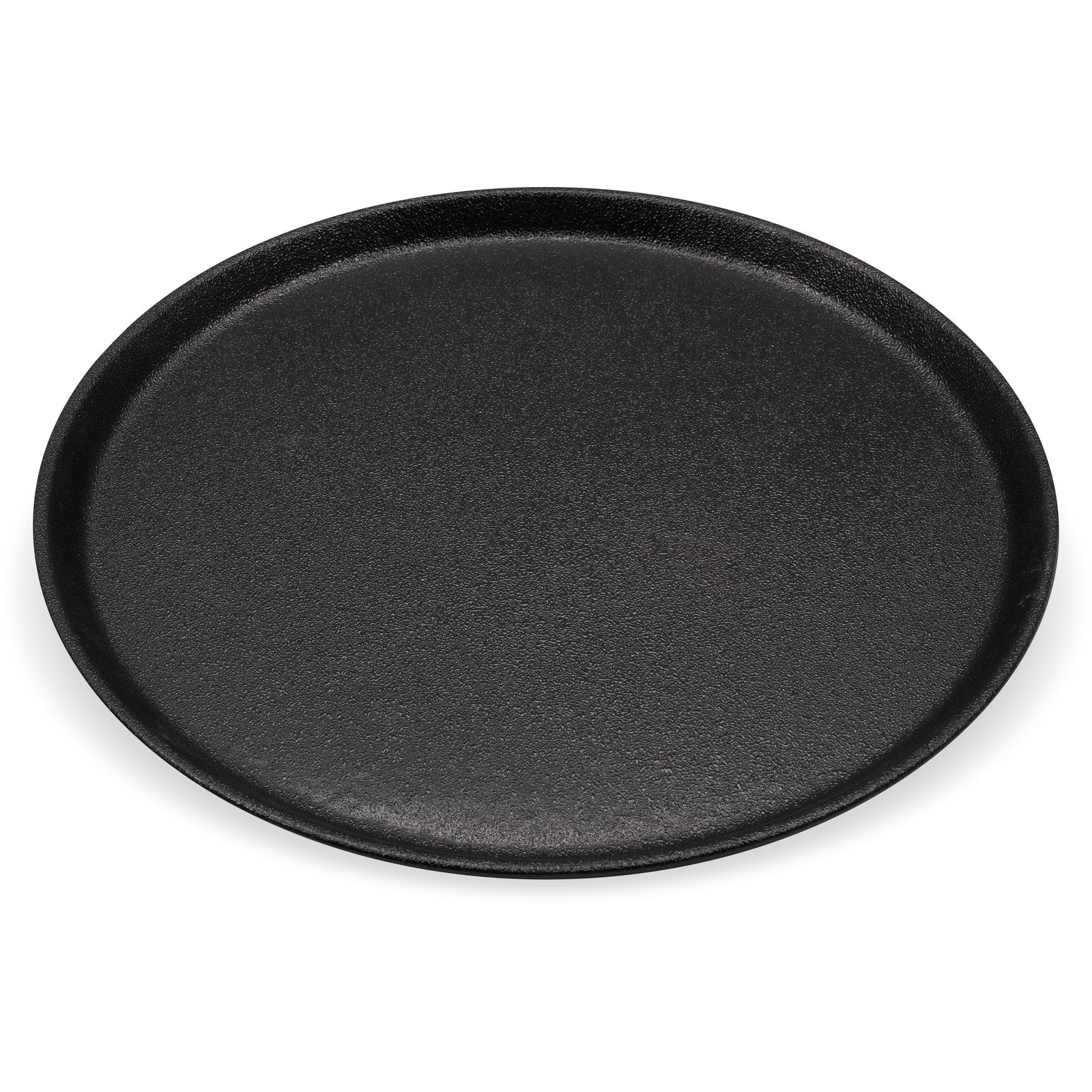 1400GR2004 Pack of 12 GriptiteTM 2 Round Non-Skid Tray 350mm in Black specially designed stain & odour resistant