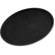 1600GL004 Pack of 12 Carlisle GripLite Round Polypropylene Tray 410mm in Black with rubber liner to prevent slipping